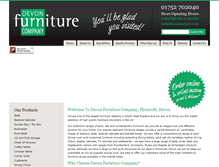 Tablet Screenshot of devonfurniture.co.uk